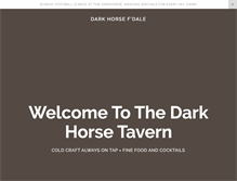 Tablet Screenshot of darkhorsefdale.com